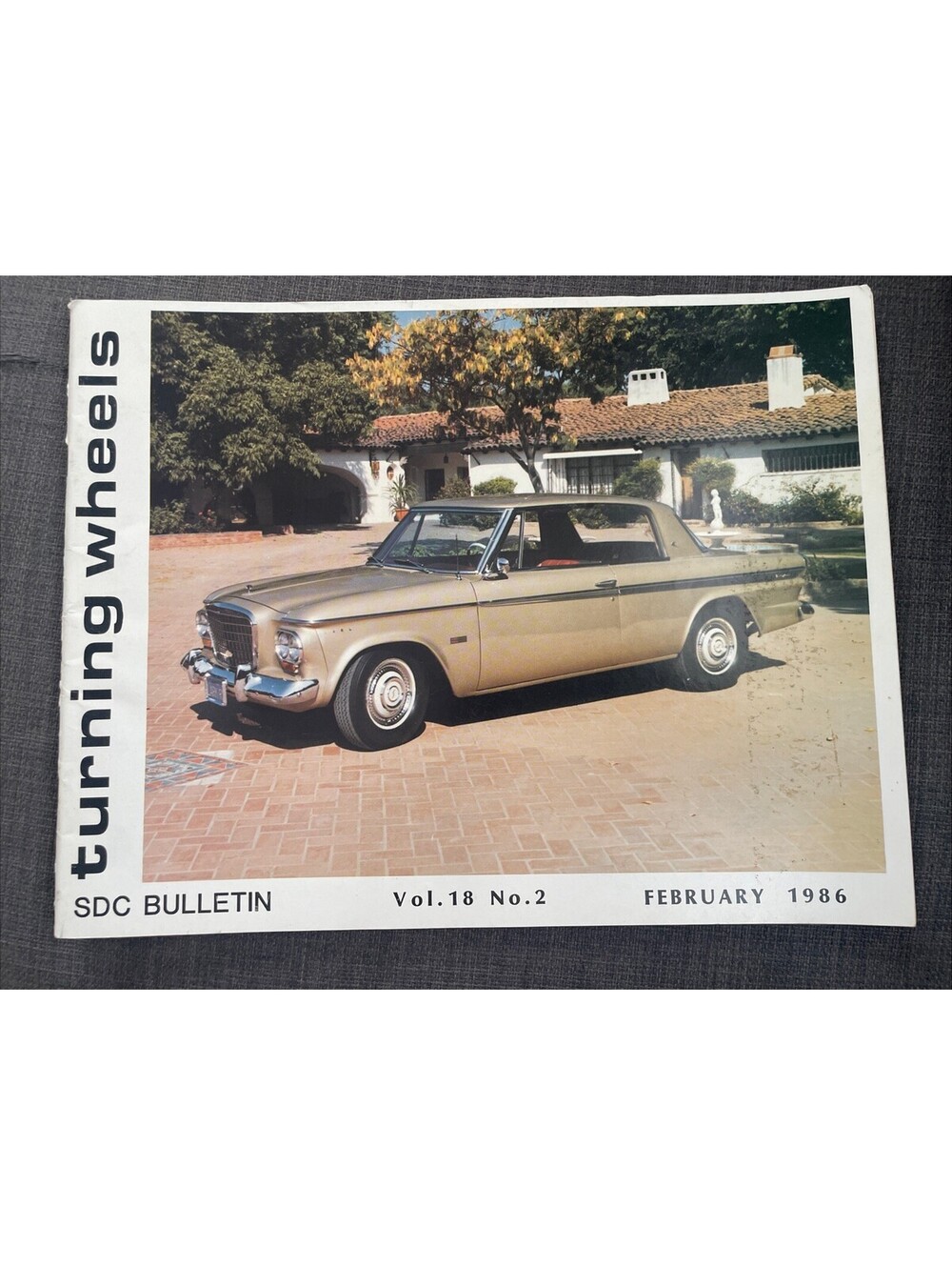 Turning Wheels Studebaker Drivers Club Fev 1986 Vol 18 No 2 1963 R2 Lark Daytona